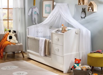 BABY COTTON Детская кровать-трансформер 2 20.24.1016.00 в Снежногорске - snezhnogorsk.mebel54.com | фото
