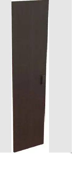 Дверь из ЛДСП к узкому стеллажу К-975. Ф Венге в Снежногорске - snezhnogorsk.mebel54.com | фото