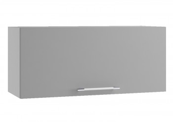 Гарда ПГ 800 шкаф верхний горизонтальный (Белый Эмалит/корпус Серый) в Снежногорске - snezhnogorsk.mebel54.com | фото