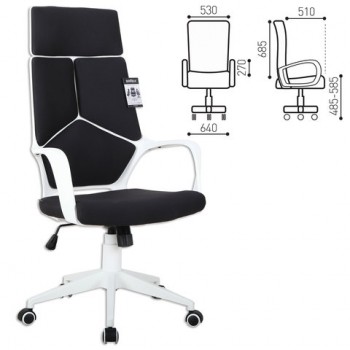 Кресло офисное BRABIX Prime EX-515 (черная ткань) в Снежногорске - snezhnogorsk.mebel54.com | фото