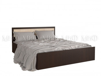 Кровать 1,6 Фиеста (Венге/Дуб беленый) в Снежногорске - snezhnogorsk.mebel54.com | фото