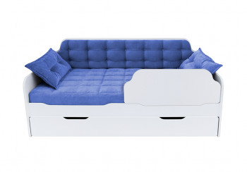 Кровать 170 серии Спорт Лайт 1 ящик 85 Синий (подушки) в Снежногорске - snezhnogorsk.mebel54.com | фото