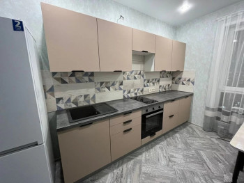 Модульная кухня Норд 2,5 м (Софт какао/Белый) в Снежногорске - snezhnogorsk.mebel54.com | фото