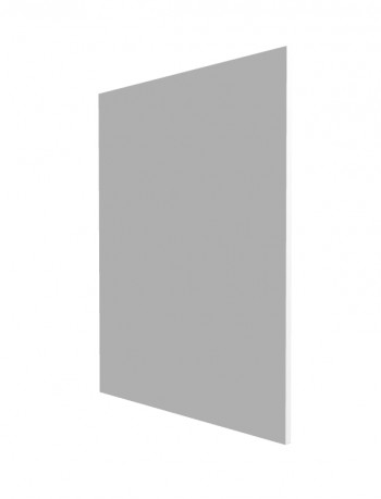 Панель торцевая С Ройс (для шкафов нижних) Белый софт в Снежногорске - snezhnogorsk.mebel54.com | фото