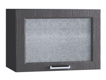 Шкаф верхний горизонтальный со стеклом 609, ШВГС 609 (Клен серый/корпус венге) в Снежногорске - snezhnogorsk.mebel54.com | фото