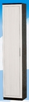 Шкаф высокий ДЛЯ ГОСТИНОЙ ШВ-450 Венге/Дуб выбеленный в Снежногорске - snezhnogorsk.mebel54.com | фото